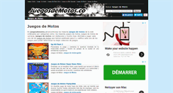 Desktop Screenshot of juegosdemotos.co